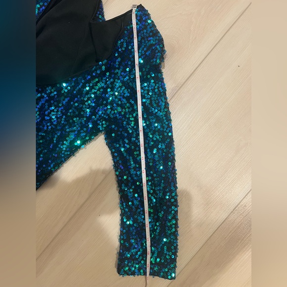 Green/Blue Sequin Dress - Picture 4 of 6